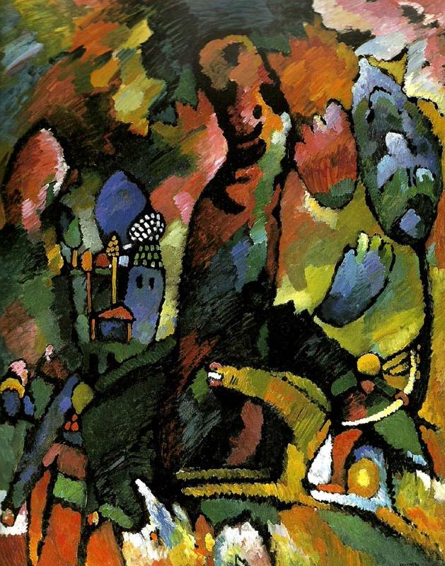 Wassily Kandinsky picture withe an archer oil painting image